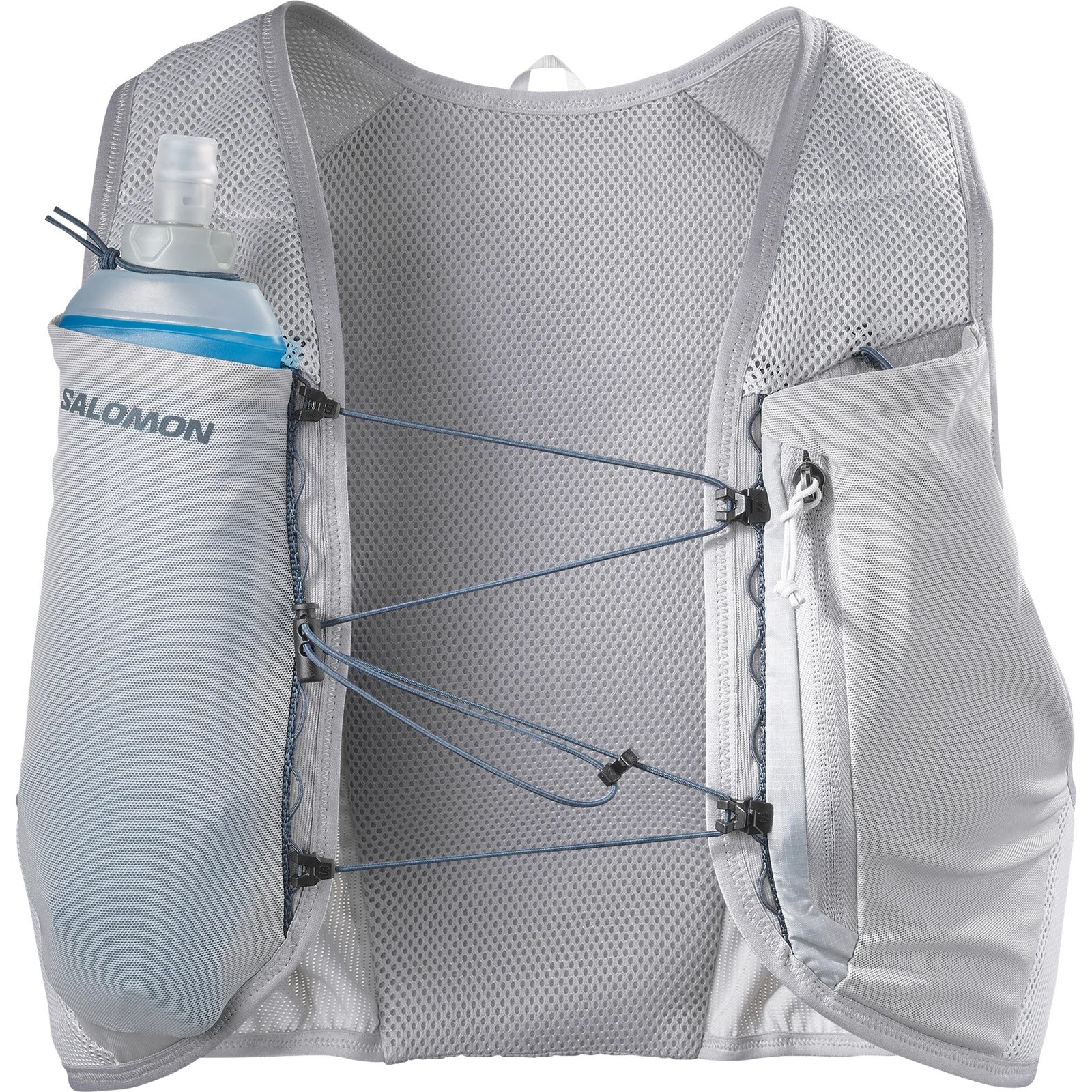 Salomon Hydra Access Vest 4 One Unisex Running Vest with Flask - Alloy/Grey Violet - image 2