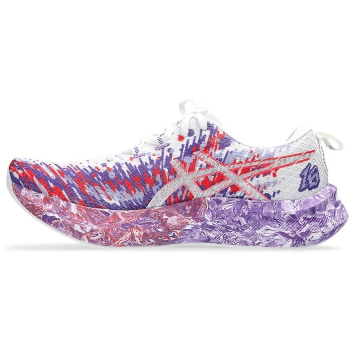 Asics Gel Noosa Tri 16 - Mens Running Shoes - White/Edo Purple