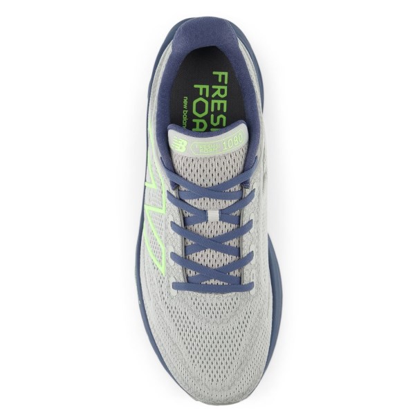 New Balance Fresh Foam X 1080v13 - Mens Running Shoes - Raincloud/Vintage Indigo/Bleached Lime Glo