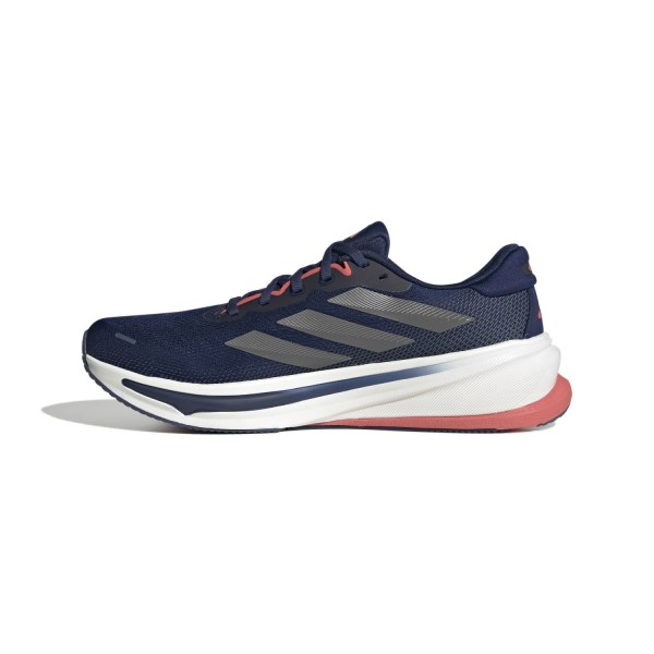 Adidas Adizero Supernova Rise 2 - Mens Running Shoes - Dark Blue/Iron Metallic/Preloved Scarlet
