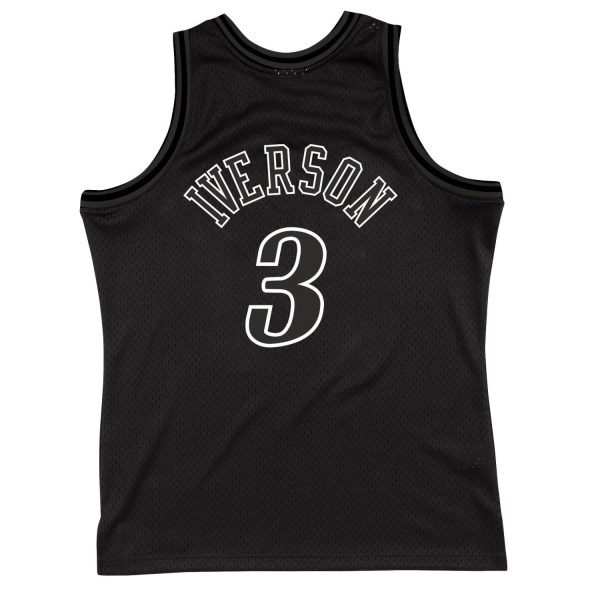 Mitchell & Ness Philadelphia 76ers Allen Iverson 2000-01 NBA Swingman Mens Basketball Jersey - Black