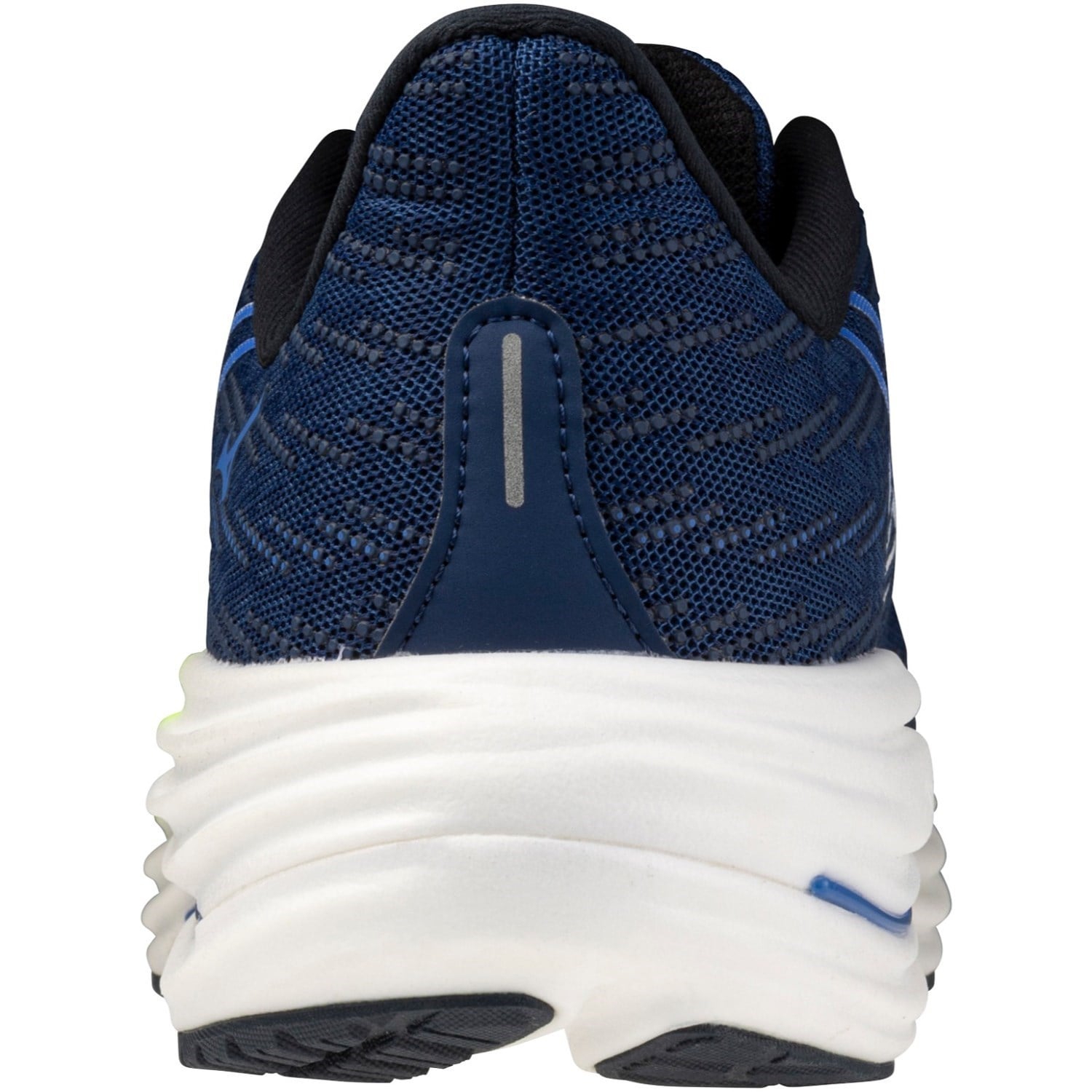 Mizuno Wave Rider 29 - Mens Running Shoes - Estate Blue/White/Lightning Yellow