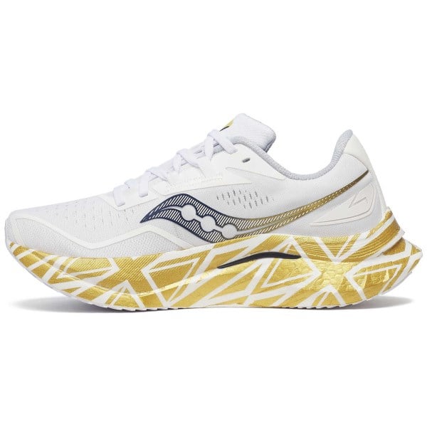 Saucony Endorphin Speed 4 London - Womens Running Shoes - White/Gold