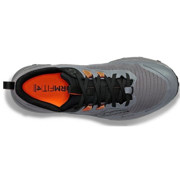 Saucony Peregrine 13 GTX - Mens Trail Running Shoes - Gravel/Black