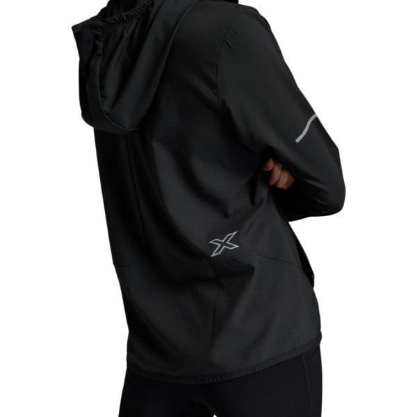 2XU Womens Aero Jacket - Black/Silver Reflective
