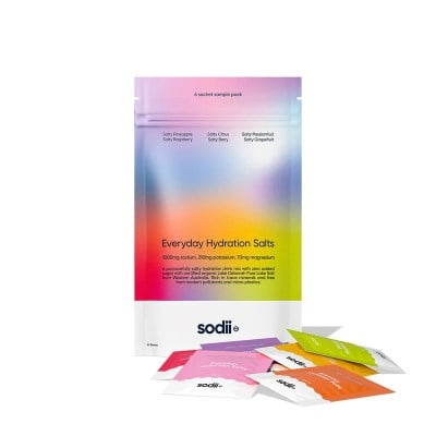 Sodii Everyday Hydration Salts Drink Mix - 6 Sachets Sample Pack