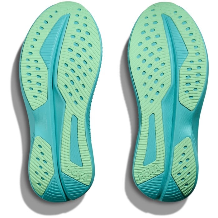 Hoka Mach 6 - Womens Running Shoes - White/Cielo Blue