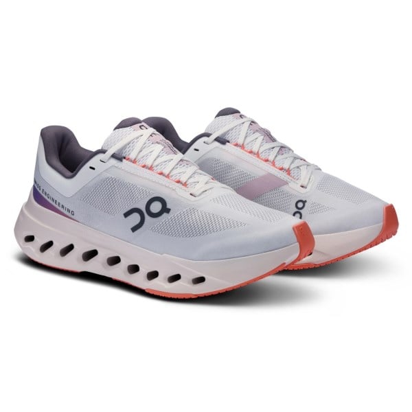 On Cloudsurfer Next - Womens Running Shoes - White/Flame