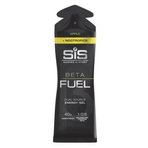 SIS Beta Fuel + Nootropics Dual Source Energy Gel - 60ml - Apple