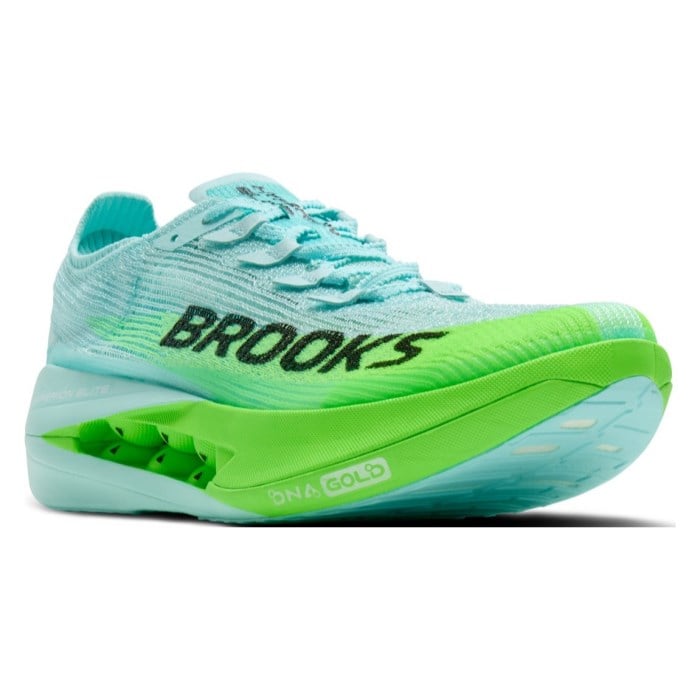 Brooks Hyperion Elite 5 - Unisex Racing Shoes - Limpet/Black/Green Gecko