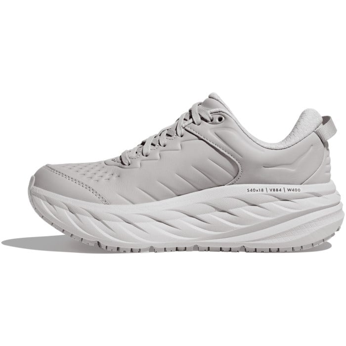 Hoka Bondi SR - Mens Walking Shoes - Harbor Mist/Lunar Rock
