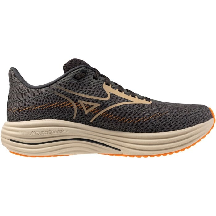 Mizuno Wave Rider 29 - Mens Running Shoes - Quiet Shade/Summer Sand/Shocking Orange