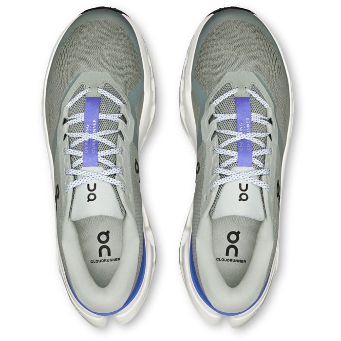 On Cloudrunner 3 - Mens Running Shoes - Tin/Iceberg