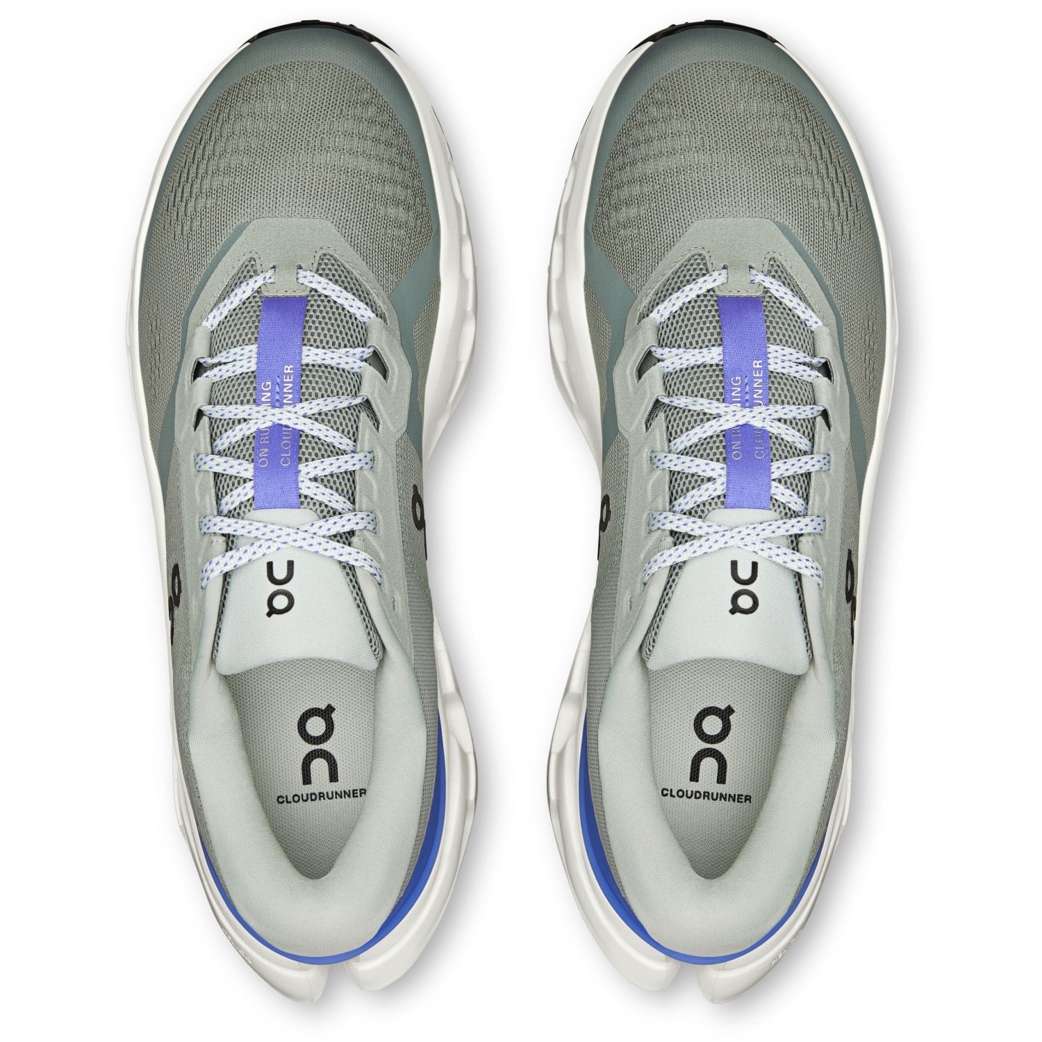 On Cloudrunner 3 - Mens Running Shoes - Tin/Iceberg
