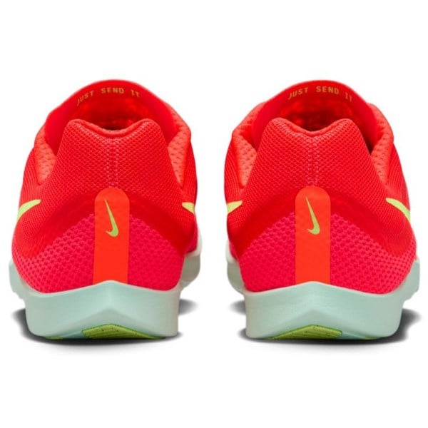 Nike Zoom Rival Distance - Unisex Track Running Spikes - Bright Crimson/Washed Coral/Barely Volt