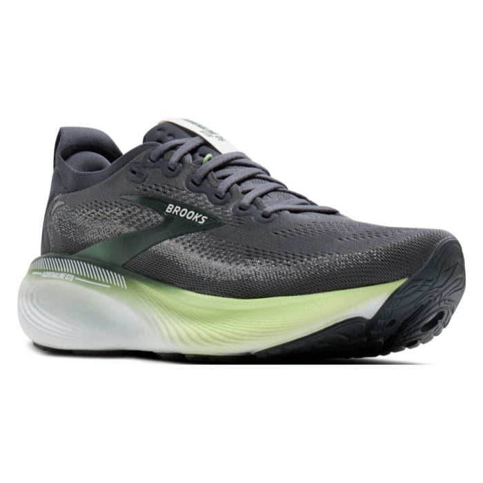 Brooks Adrenaline GTS 25 - Mens Running Shoes - Grey/Paradise Green/Spruce - image 6