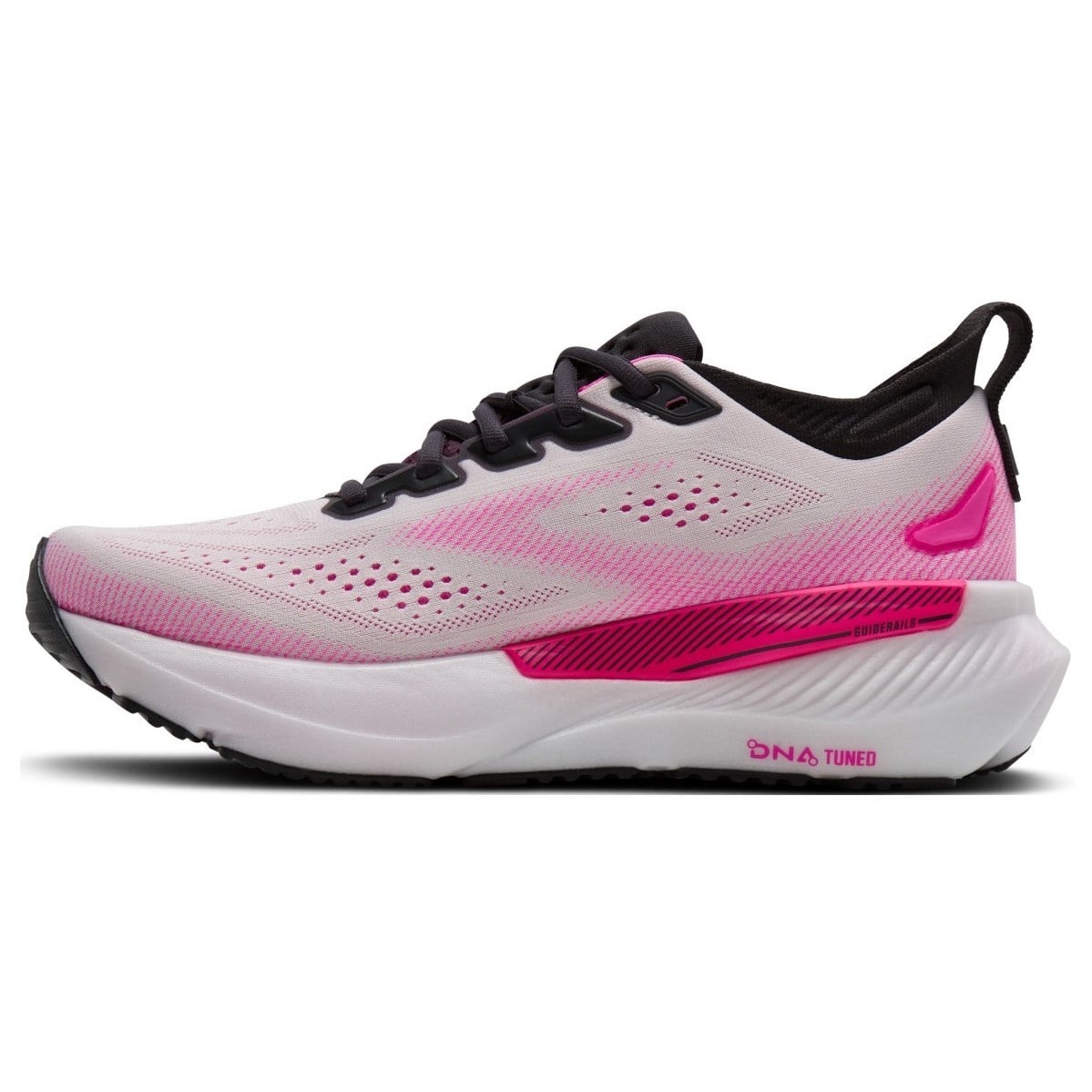 Brooks Glycerin GTS 23 - Womens Running Shoes - White/Phantom/Cyber Pink