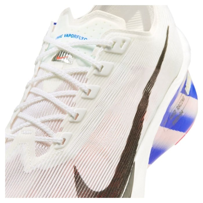 Nike ZoomX Vaporfly 4 CM - Unisex Racing Shoes - White/Black/Racer Blue/Silt Red - image 7