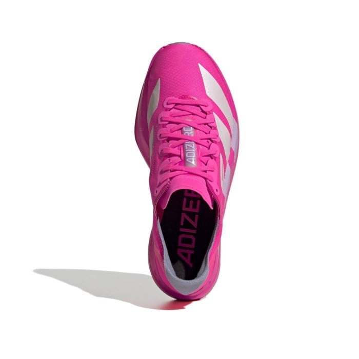 adidas Adizero Adios Pro 4 - Womens Racing Shoes - Shock Pink/Zero Metallic/Aurora Plum