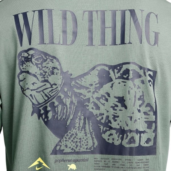 Nike Dri-Fit Trail Mens Running T-Shirt - Dark Stucco