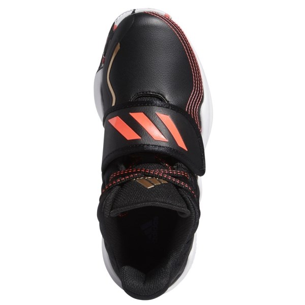 Adidas Deep Threat - Kids Basketball Shoes - Core Black/Copper Metallic/Signal Pink