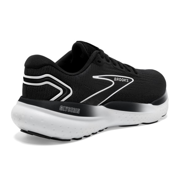 Brooks Glycerin 21 - Mens Running Shoes - Black/White