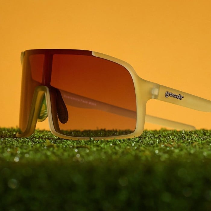 Goodr Astro G Polarised Sports Sunglasses - Guacamole Face Mask