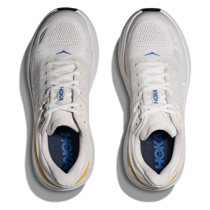 Hoka Bondi 9 - Mens Running Shoes - White/Grout - image 3