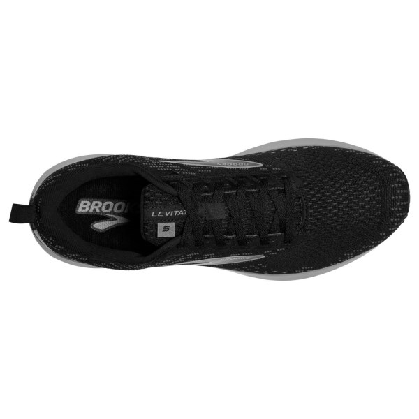 Brooks Levitate 5 - Mens Running Shoes - Black/Ebony/Grey