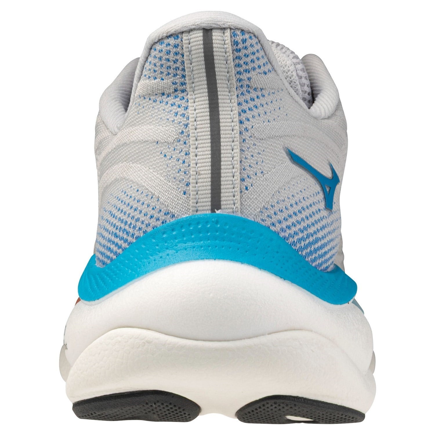 Mizuno Wave Sky 9 - Mens Running Shoes - Cloudscape/Blue Jewel/Lava Orange - image 4