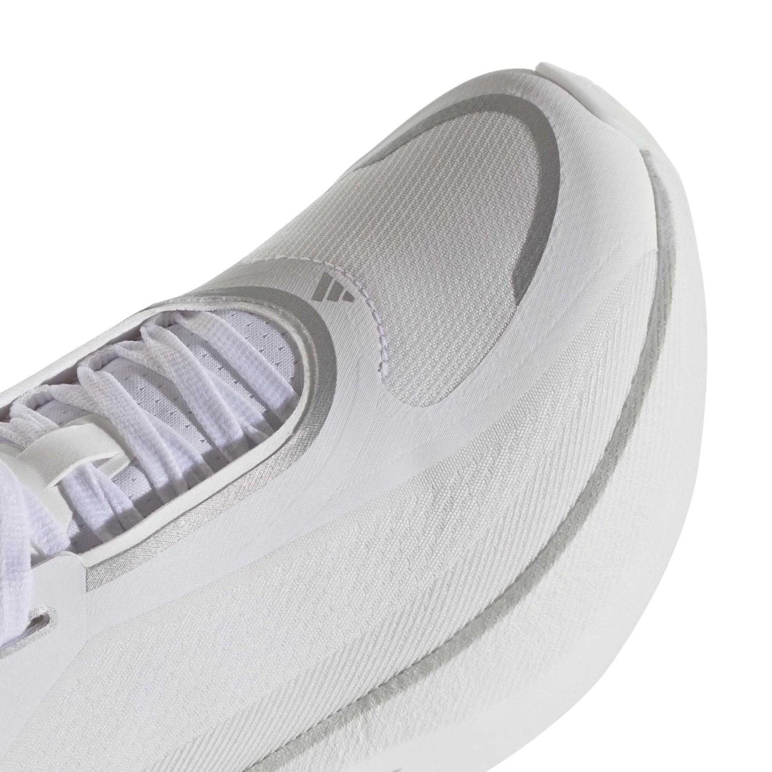 adidas Hyperboost Edge - Womens Running Shoes - Cloud White/Silver Metallic/Zero Metallic - image 7
