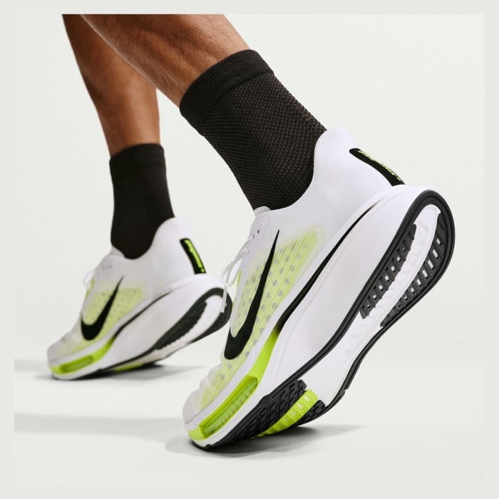 Nike Pegasus Plus 2 - Mens Running Shoes - White/Black-Lemon Venom - image 9