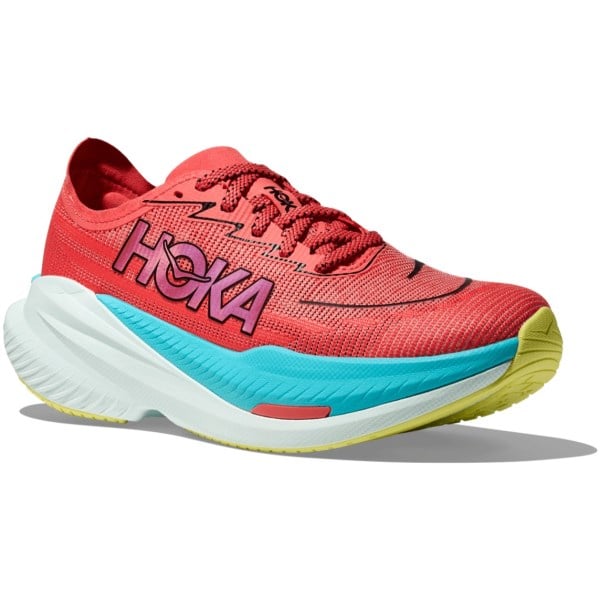 Hoka Mach X 2 - Womens Running Shoes - Grapefruit/Electric Coral