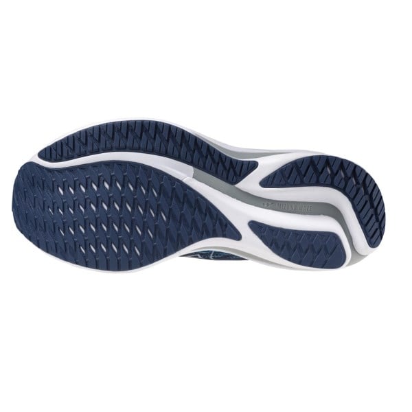 Mizuno Wave Rider 28 - Mens Running Shoes - Estate Blue/White/River Blue