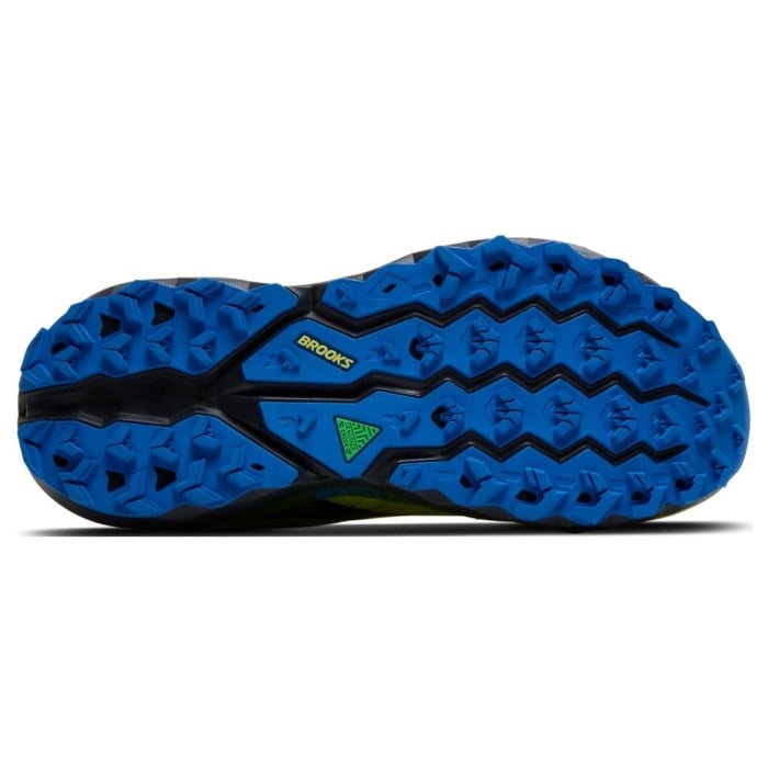 Brooks Cascadia 19 - Mens Trail Running Shoes - Sunny Lime/Black/Blue