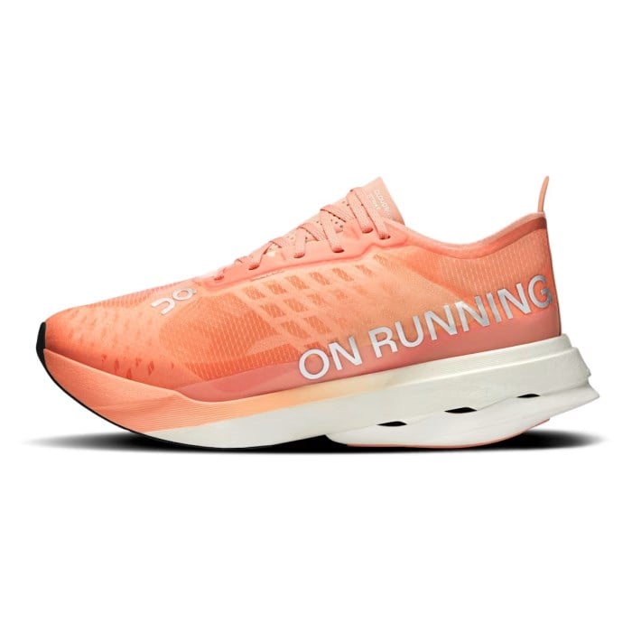 On Cloudboom Strike - Womens Road Racing Shoes - Sunstone/White - image 3