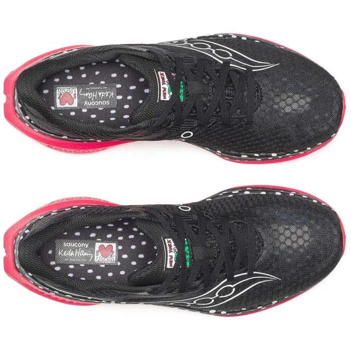 Saucony Endorphin Speed 5 NYC Marathon - Mens Running Shoes - Black/Red