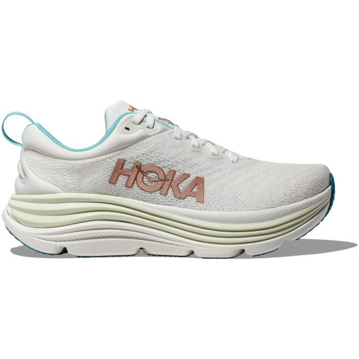 Hoka Gaviota 5 - Womens Running Shoes - Frost/Rose Gold