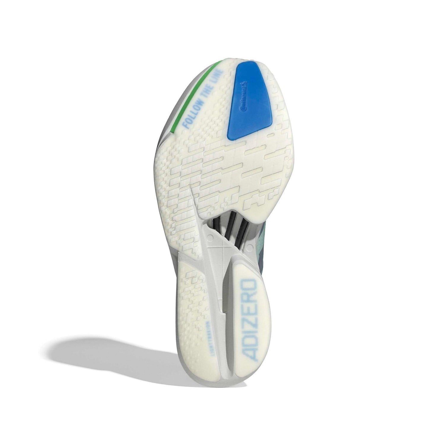 adidas Adizero Adios Pro 4 - Mens Racing Shoes - Hi Res Aqua/Iron Metallic/Grey One