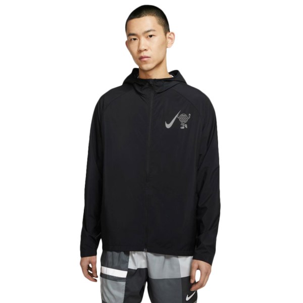 Nike Essential Mens Running Jacket - Black