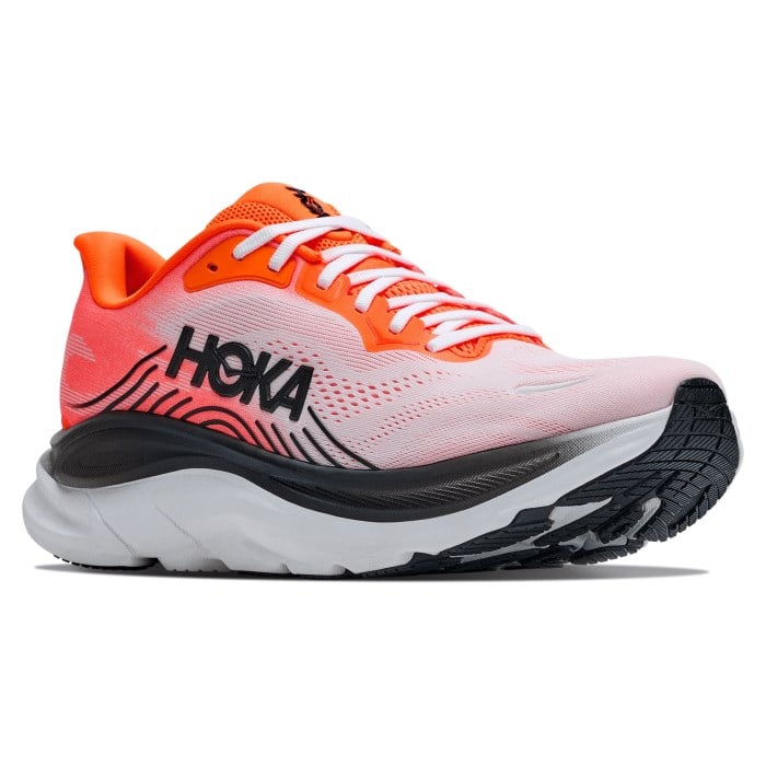 Hoka Clifton 11 - Mens Running Shoes - Neon Tangerine/Frost - image 4