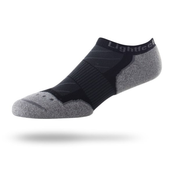Lightfeet Evolution Mini - Unisex Running Socks - Black
