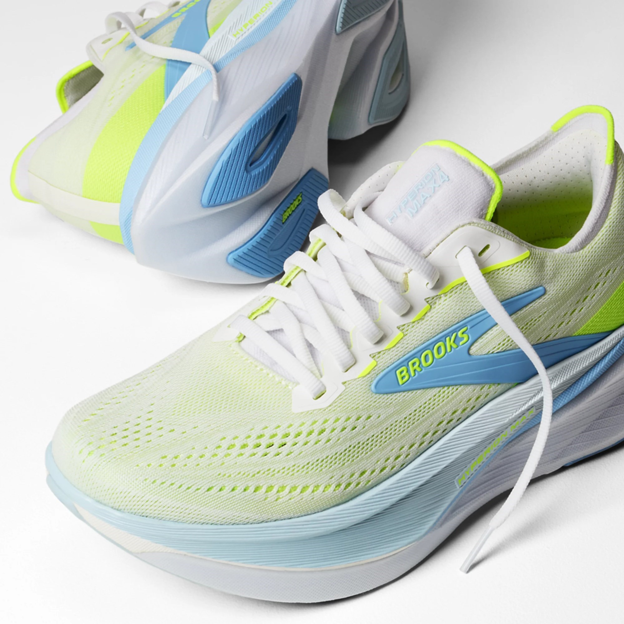 Brooks Hyperion Max 4 - Womens Running Shoes - White/Blue/Nightlife - image 7
