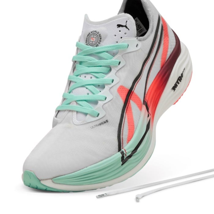 Puma Deviate Nitro Elite 3 Hyrox - Mens Running Shoes - Glowing Red/Puma White