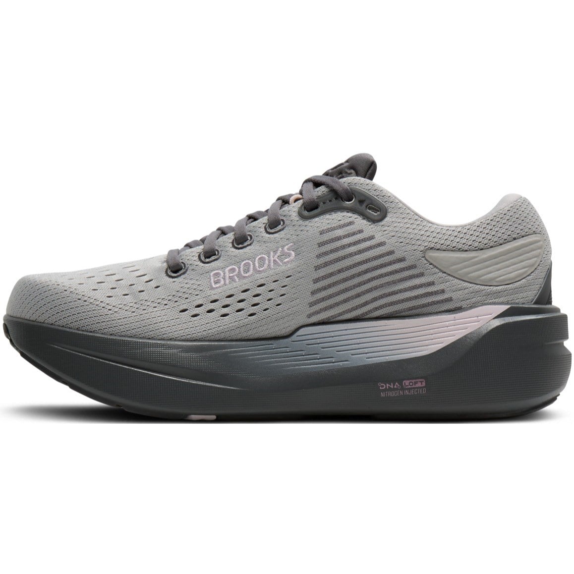 Brooks Ghost Max 3 - Womens Running Shoes - Harbor Mist/Poppy/Pink