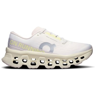 On Cloudmonster 3 - Womens Running Shoes - Ivory/Seedling