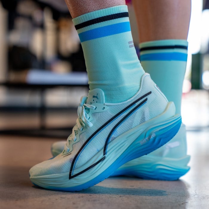 Puma Deviate Nitro Elite 3 - Mens Running Shoes - Mint Melt/Speed Blue