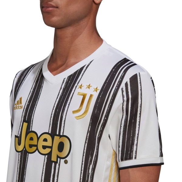 Adidas Juventus 2020/21 Home Soccer Jersey - White/Black