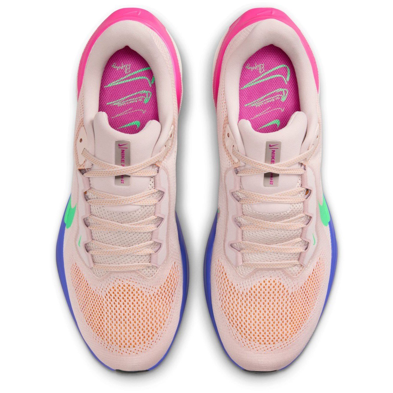 Nike Pegasus 41 EK - Mens Running Shoes - Silt Red/Green Shock/Persian Violet