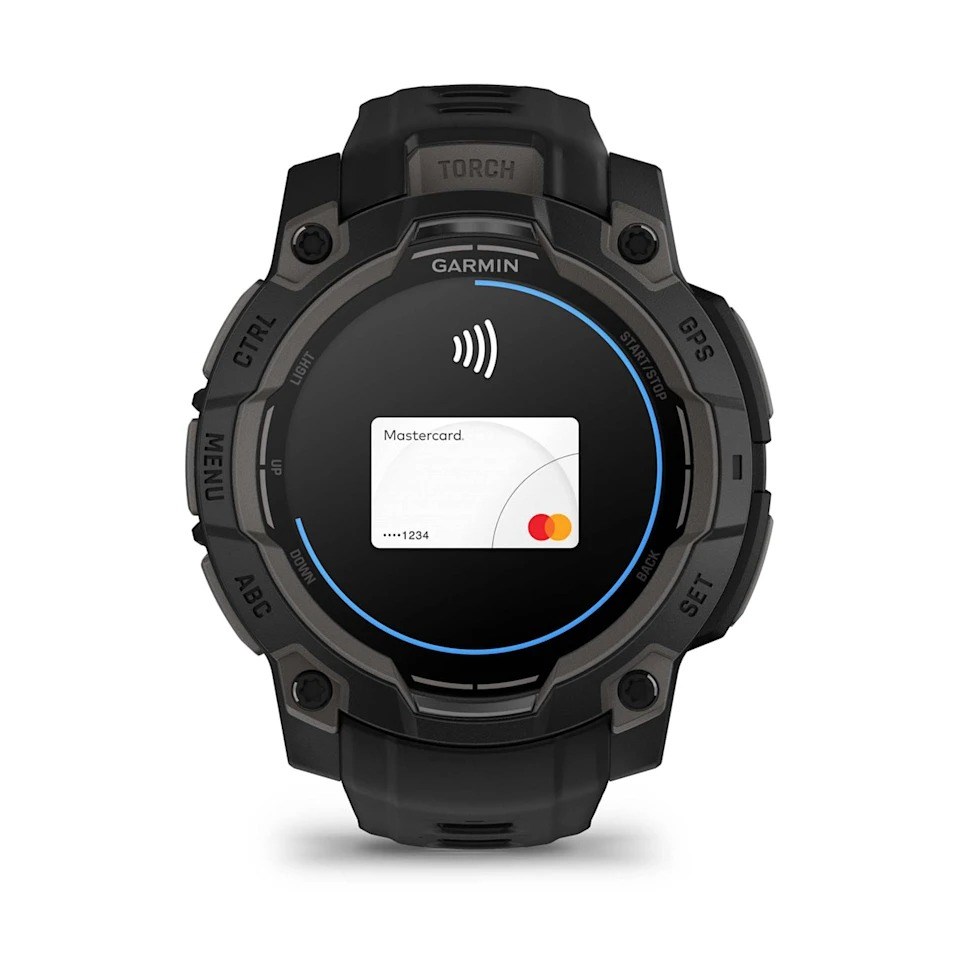 Garmin Instinct 3 45mm AMOLED Rugged GPS Smartwatch - Black/Black